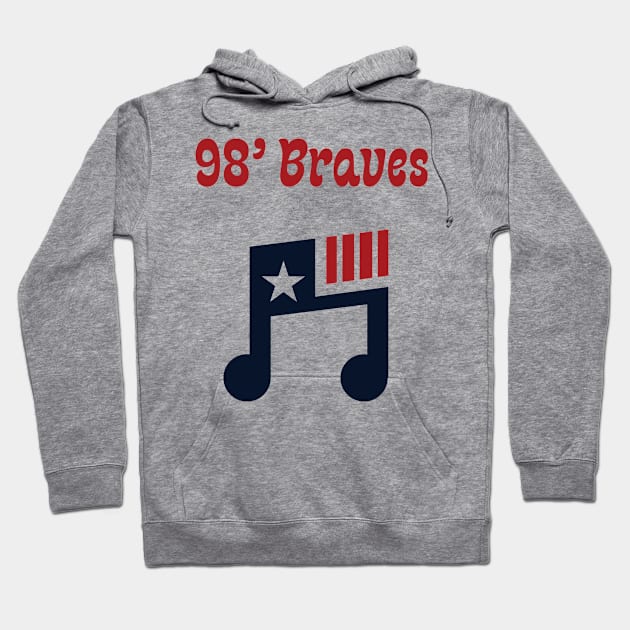 98’ braves Hoodie by Benjamin Customs